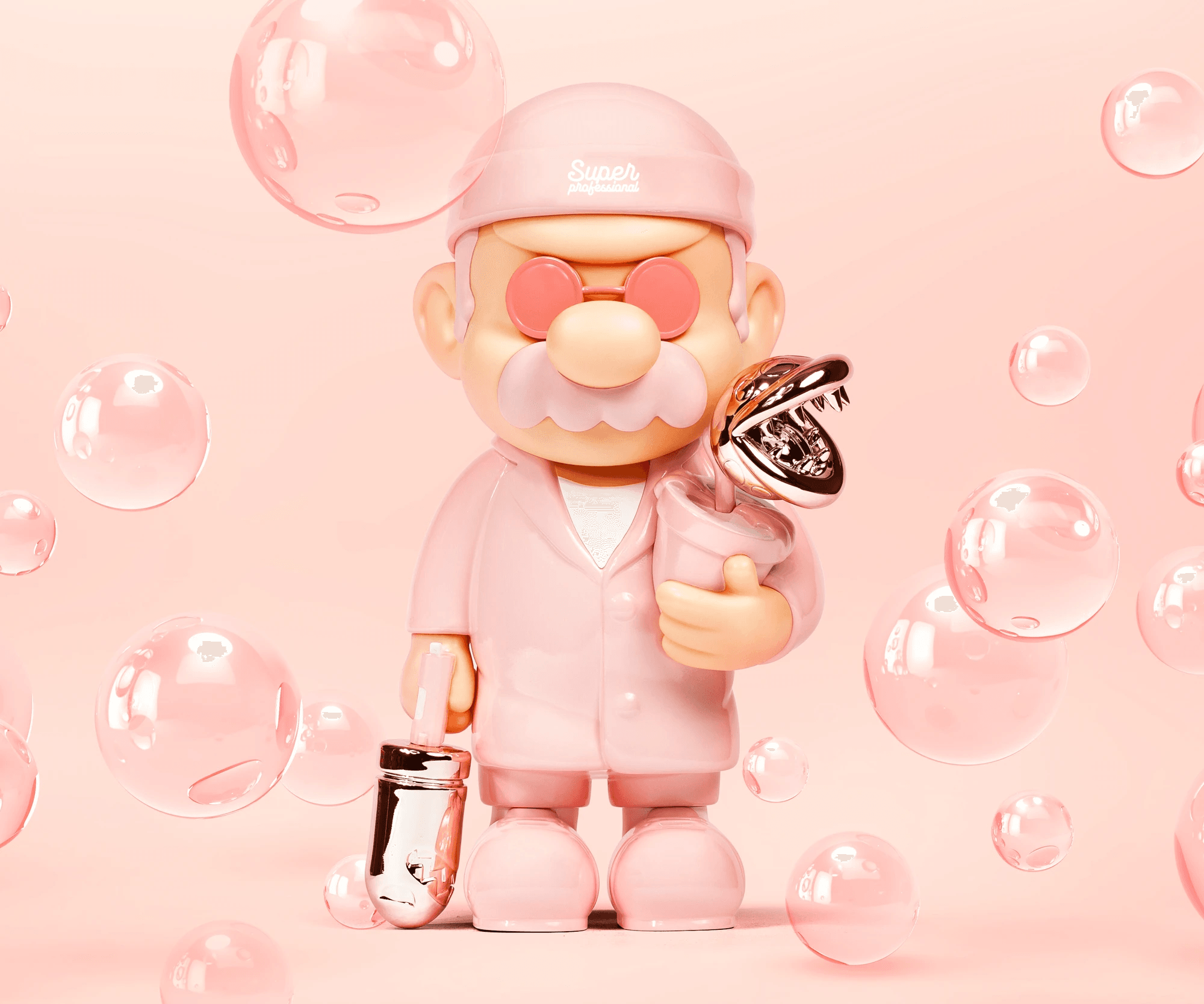 Super Professional Essential //Bubble Pink 26cm